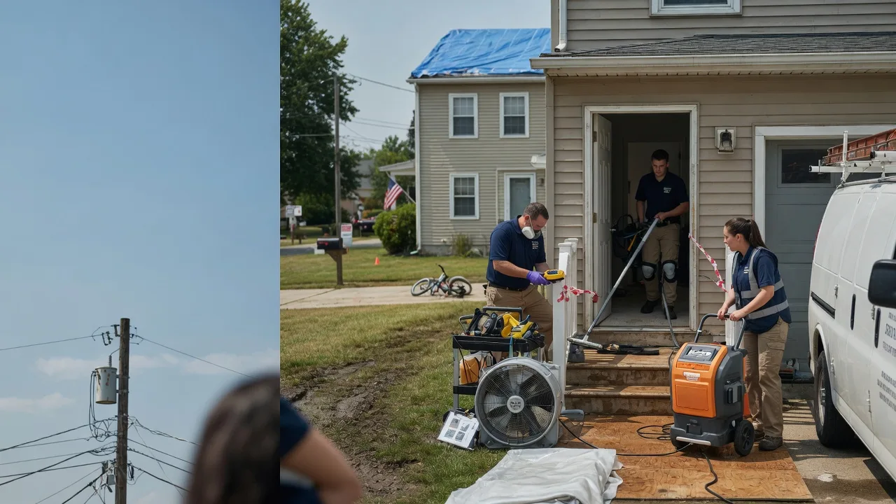 Water Damage Repair in Justice, IL near me